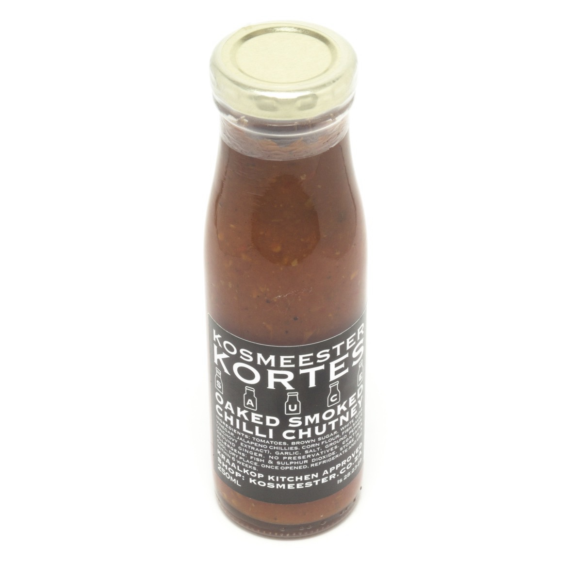 Kosmeester Kortes Oaked Smoked Chilli Chutney (250ml) - Image 2